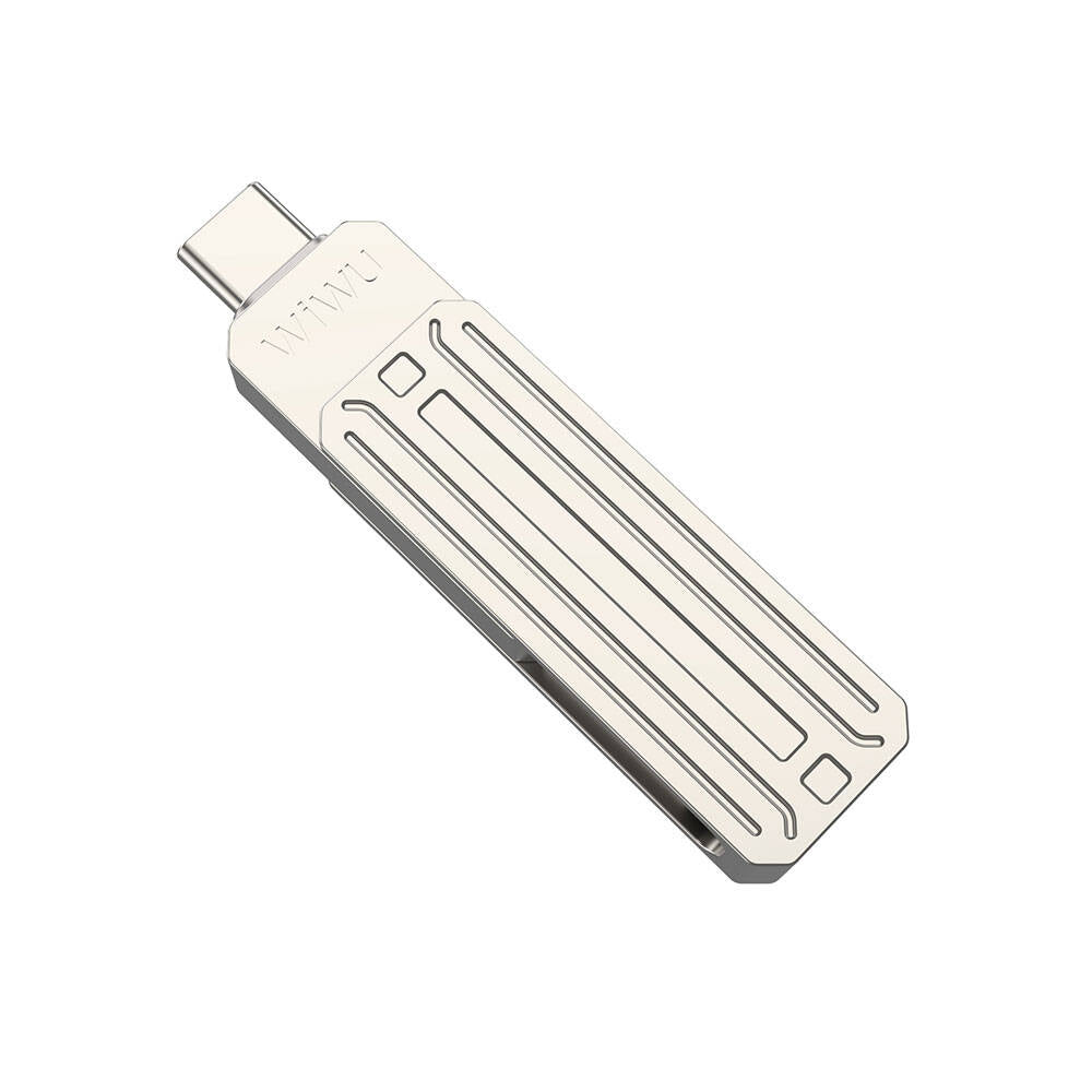 Wiwu Wi-FD001 3in1 USB3.2 Sürücü Disk USB-A + Lightning + Type-C OTG 64 GB Wiwu Wi-FD001 3in1 USB3.2 Sürücü Disk USB-A + Lightning + Type-C OTG 64 GB